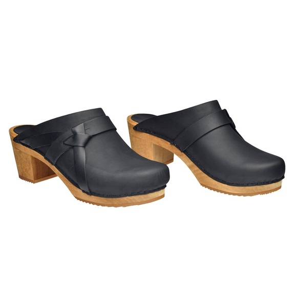 Sanita Manuella Leather Clogs 38 (7.5/ 8) - Picture 5 of 7